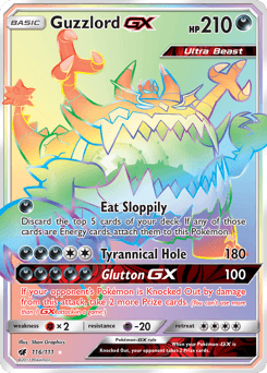2017 Crimson Invasion Guzzlord-GX #116