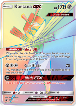 Kartana-GX Crimson Invasion card