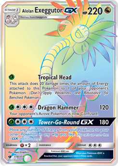 Alolan Exeggutor-GX Crimson Invasion card