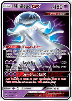 Nihilego-GX Crimson Invasion card