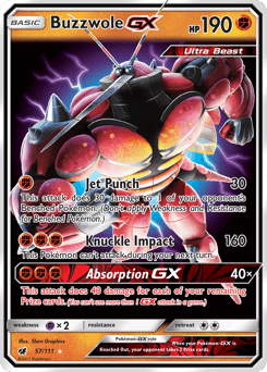 Buzzwole-GX Crimson Invasion card