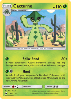 Cacturne Crimson Invasion card