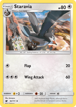 Staravia Crimson Invasion card
