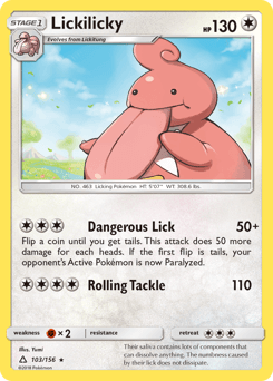 Lickilicky Ultra Prism card