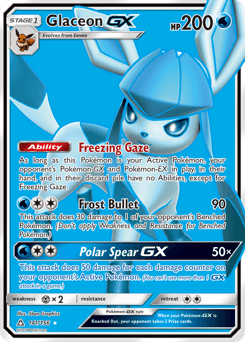 Glaceon-GX Ultra Prism card