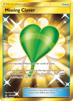 2018 Ultra Prism Missing Clover #168