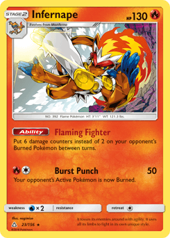 Infernape Ultra Prism card