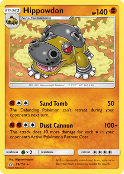 Hippowdon Ultra Prism card