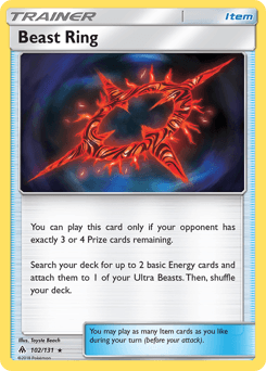 Beast Ring Forbidden Light card