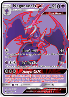 Naganadel-GX Forbidden Light card