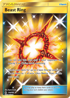 Beast Ring Forbidden Light card