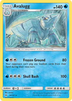 Avalugg Forbidden Light card
