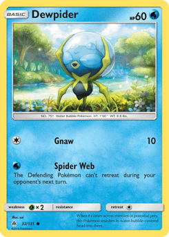 Dewpider Forbidden Light card