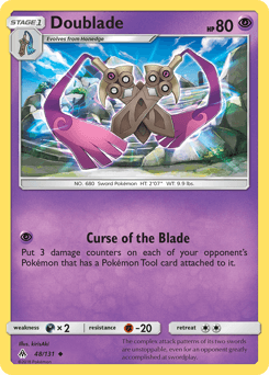 Doublade Forbidden Light card