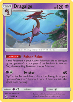 Dragalge Forbidden Light card