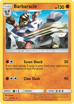 Barbaracle Forbidden Light card