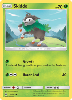 Skiddo Forbidden Light card