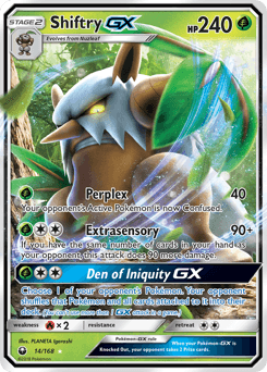 Shiftry-GX Celestial Storm card
