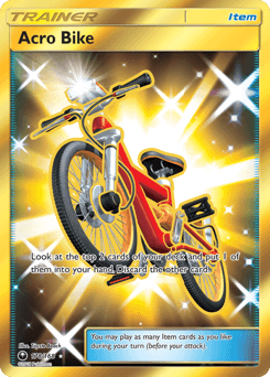 Acro Bike Celestial Storm card