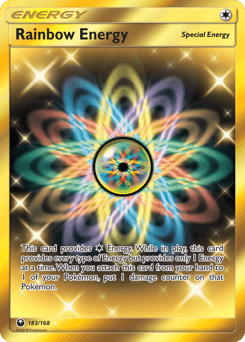 Rainbow Energy Celestial Storm card
