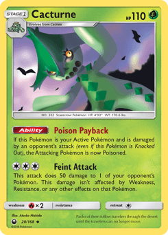 Cacturne Celestial Storm card