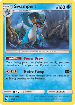 2018 Celestial Storm Swampert #35