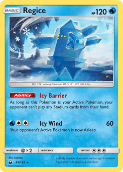 2018 Celestial Storm Regice #45