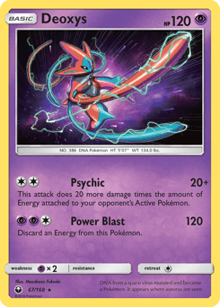 Deoxys Celestial Storm card