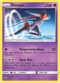 2018 Celestial Storm Deoxys #69