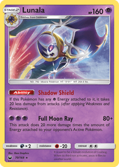 Lunala ◇ Celestial Storm card