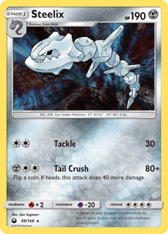 2018 Celestial Storm Steelix #89