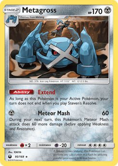 2018 Celestial Storm Metagross #95