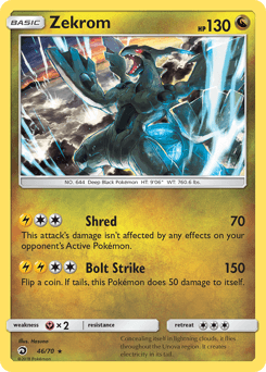 2018 Dragon Majesty Zekrom #46