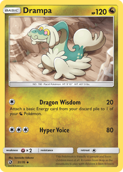 Drampa Dragon Majesty card