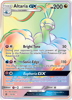Altaria-GX Dragon Majesty card