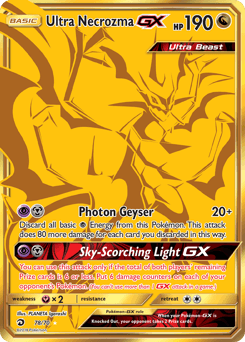 Ultra Necrozma-GX Dragon Majesty card
