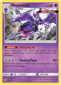 2018 Lost Thunder Naganadel #108