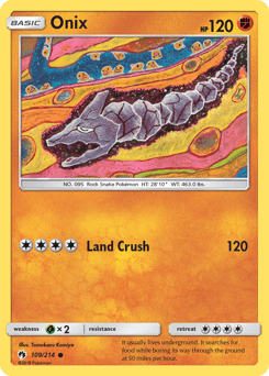 2018 Lost Thunder Onix #109