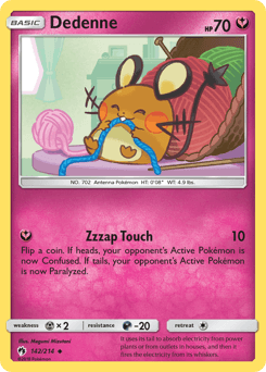 Dedenne Lost Thunder card
