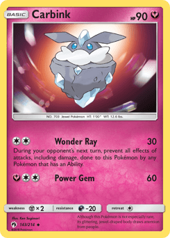 Carbink Lost Thunder card