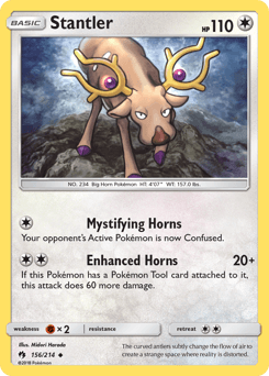 2018 Lost Thunder Stantler #156