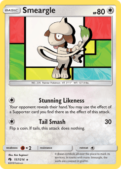 Smeargle Lost Thunder card