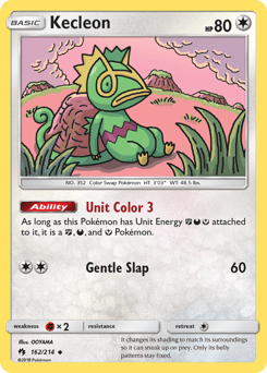 Kecleon Lost Thunder card