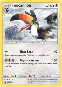 Toucannon Lost Thunder card