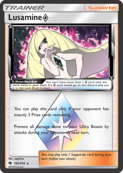 Lusamine Lost Thunder card