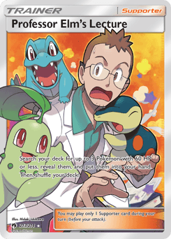 Professor Elm's Lecture Lost Thunder card