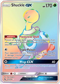 Shuckle-GX Lost Thunder card