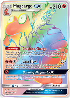 Magcargo-GX Lost Thunder card