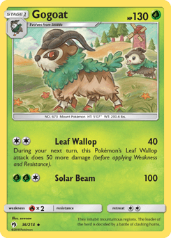 Gogoat Lost Thunder card