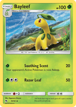 Bayleef Lost Thunder card